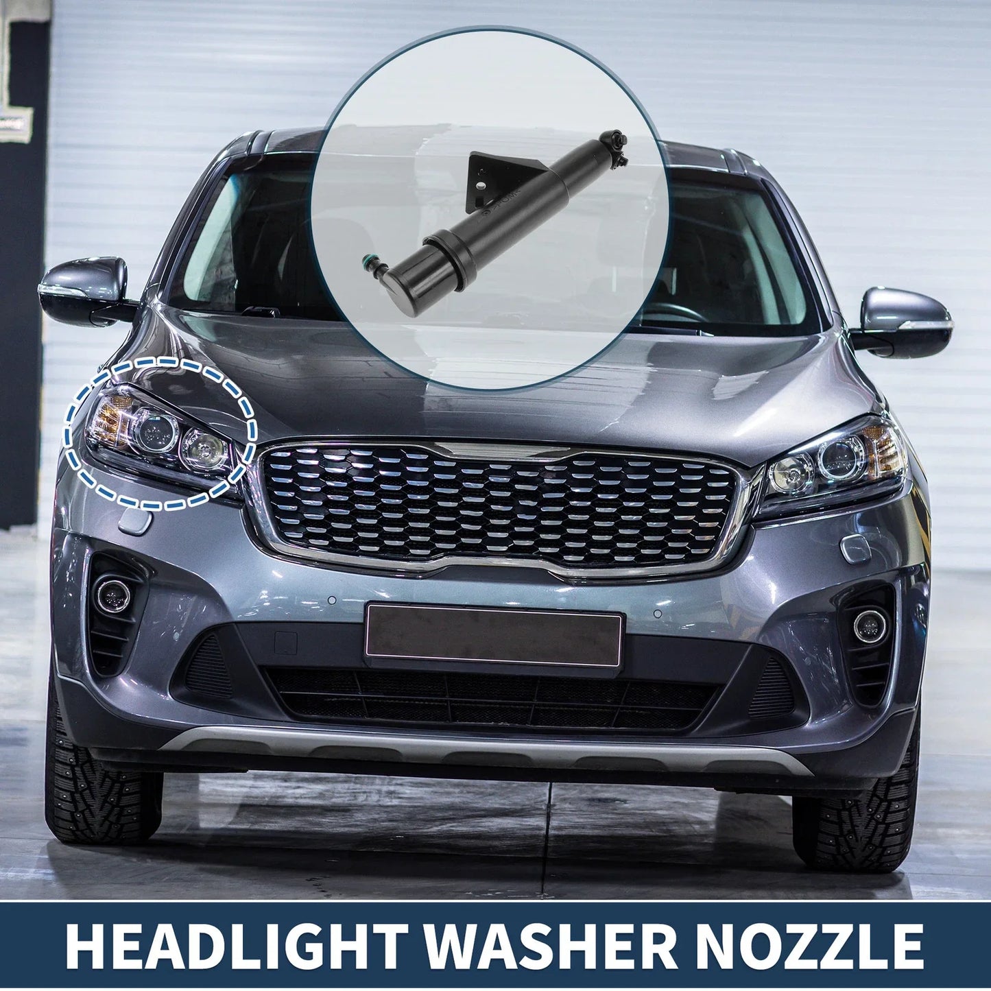 Front Passenger Headlight Washer Nozzle for Mercedes-Benz R350 (2006-2012)
