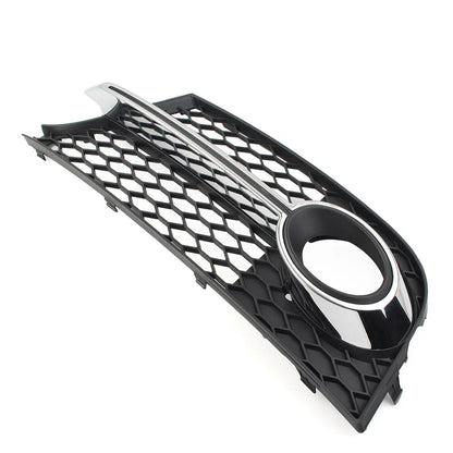 Front Bumper Honeycomb Mesh Fog Light Grille Cover for Audi TT MK2 (2006-2014)
