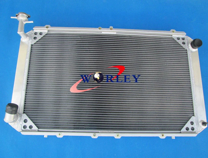 3 Core Aluminum Radiator + Black Hose for Nissan Patrol GQ Y60 Diesel