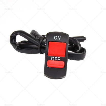 Universal Motorcycle ATV Handlebar Light Switch ON OFF Button