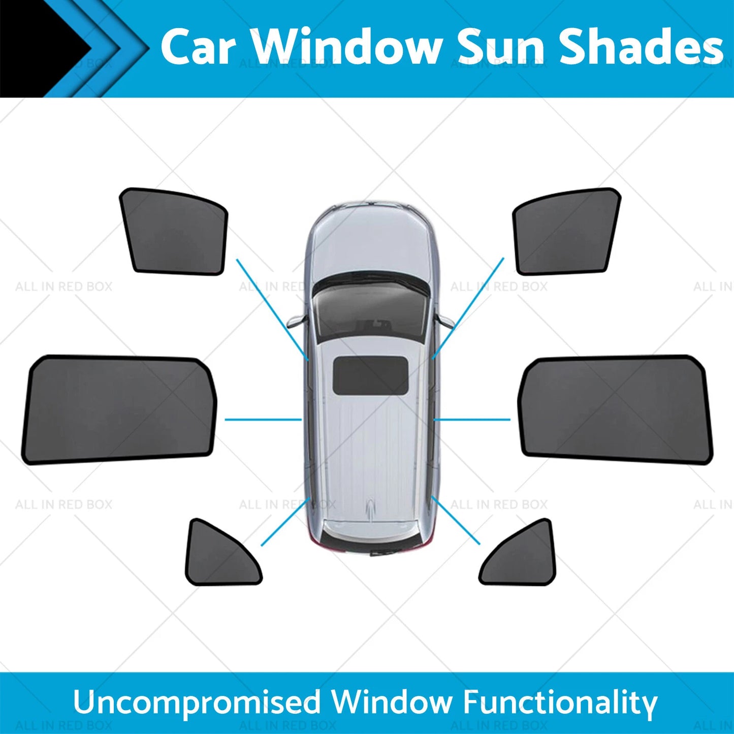 Magnetic Mesh Sun Blind Shades for Honda CR-V (2017-2023)