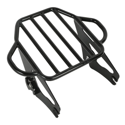 Black Detachable Luggage Rack for Harley Road King Electra Glide (2009 - 2024)