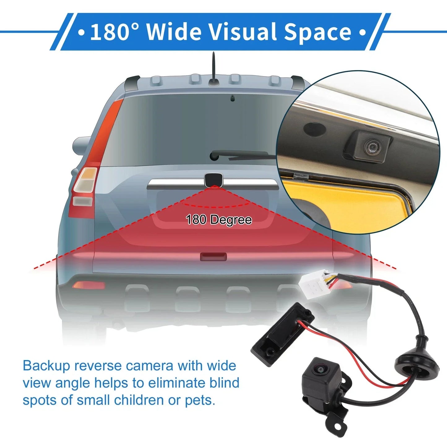 Rear View Camera 120-180° for Hyundai Sonata (2017)