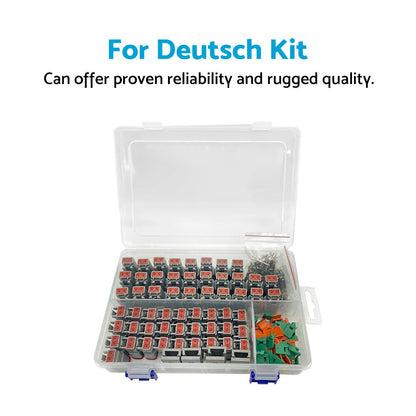 233Pcs Deutsch DT 2 Way Connector Plug Waterproof for Auto Marine