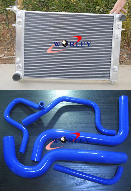 3 Row Alloy Aluminum Radiator & Hose for Holden Commodore VN-VS V6 3.8L