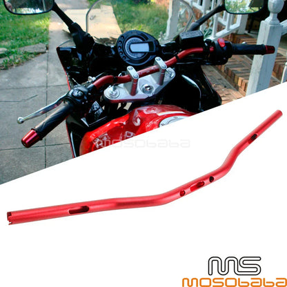 1" Billet Aluminum Drag Handlebar for Harley Dyna Motorcycle