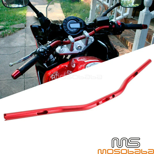 1" Billet Aluminum Drag Handlebar for Harley Dyna Motorcycle