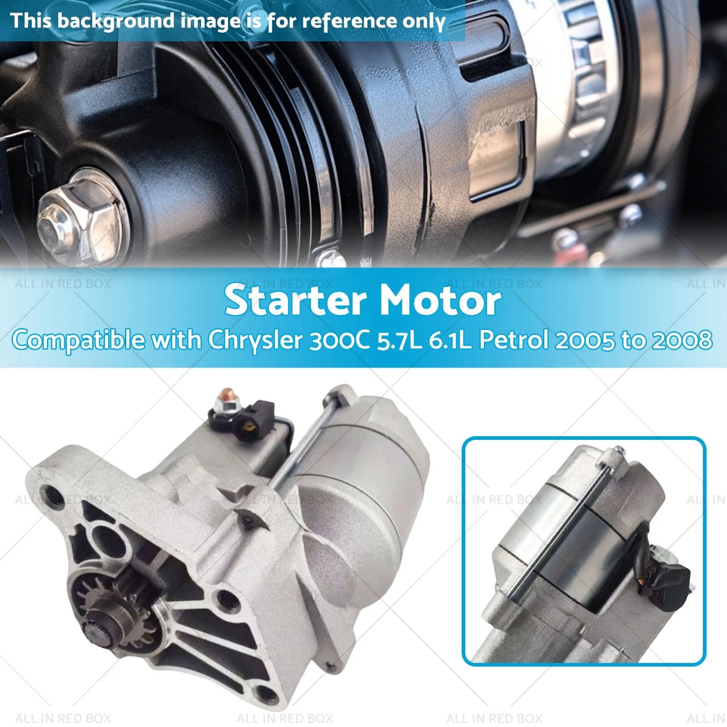 Starter Motor for Chrysler 300C 5.7L 6.1L (2005-2008)