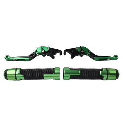 Extendable Brake Clutch Levers & Handlebar Grips for Kawasaki ZX6R/636