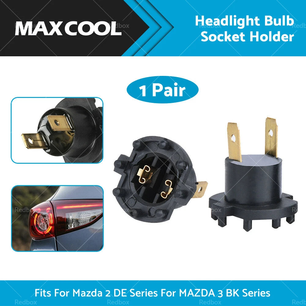 Headlight Bulb Socket Adapter for Mazda 2, 3 (2003-2009)
