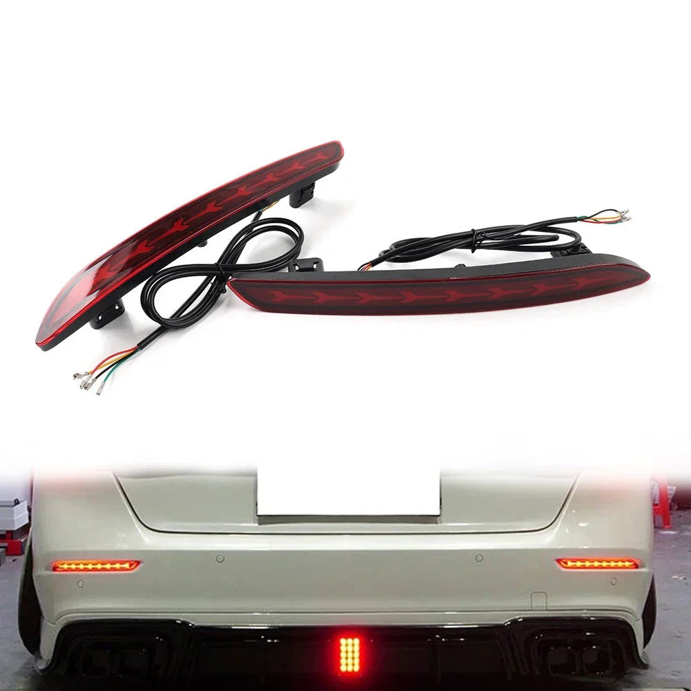 Rear Bumper DRL Turn Signal Lights for Honda Accord (2023-2024) Red