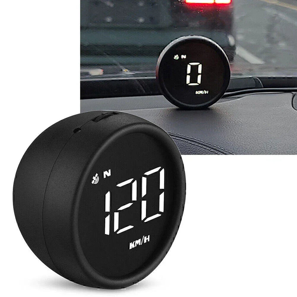 Digital GPS Speedometer Head Up Display for Car - MPH/KM Overspeed Alarm