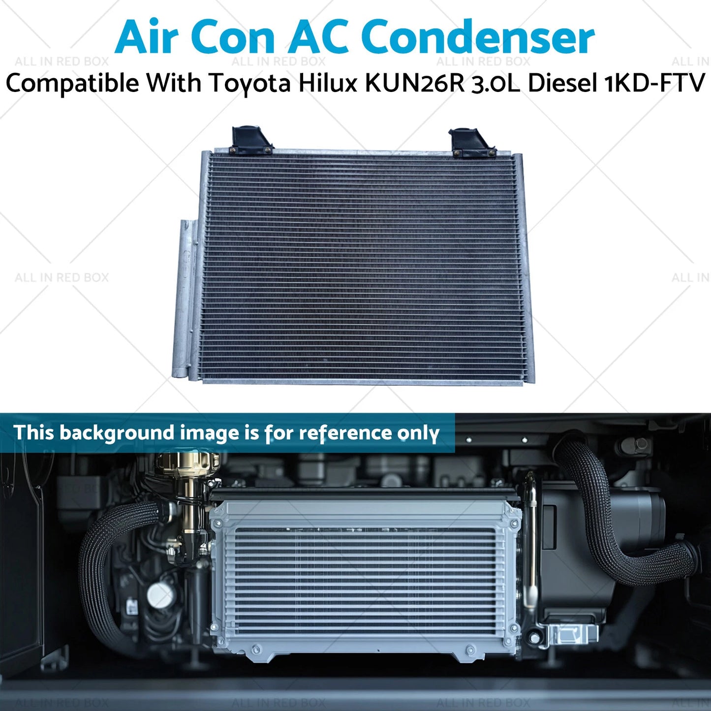 AC Condenser for Toyota Hilux KUN26R 3.0L Diesel 1KD-FTV (2005-2015)