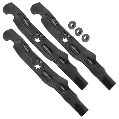 Deck Blade and Nut Kit for Cub Cadet LT 1050 RZT-50 SLT 1550 (50")