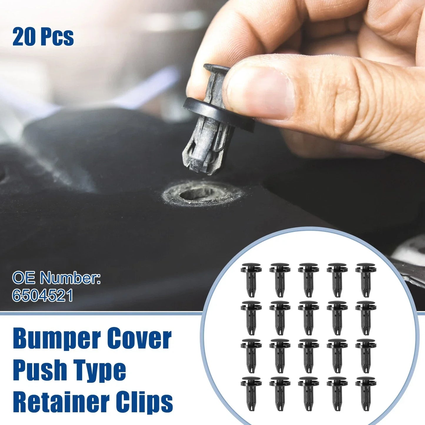 Bumper Cover Push Type Retainer Clips 20 x for Chrysler 200 (2011-2014)