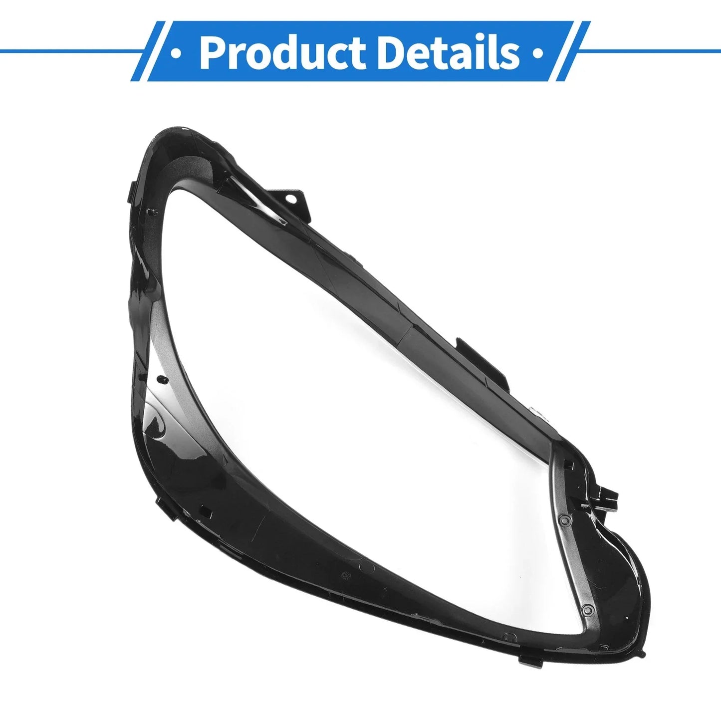 Car Front Left Headlight Lens Cover for Mercedes-Benz E-Class (2016-2021)
