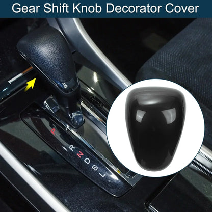 Gear Shift Knob Cover for Honda Accord 2013-2017 Black Console 1 x Piece