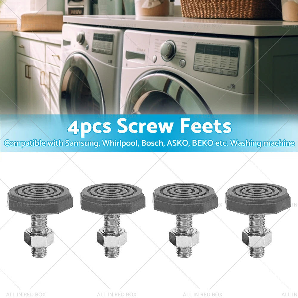 Screw Feet Leg M10 for Samsung 4 Universal Front Loader Washing Machine