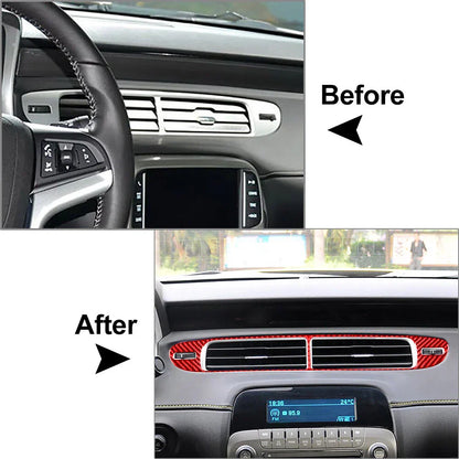 Air Vent Outlet Panel Cover Trim for Chevrolet Camaro (2010-2015) Red