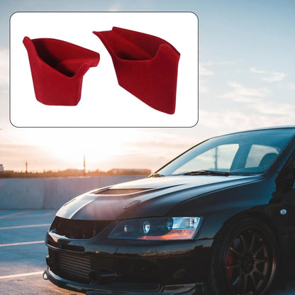 Car Center Console Storage Box Holder for Porsche Cayenne (2011-2018) Red