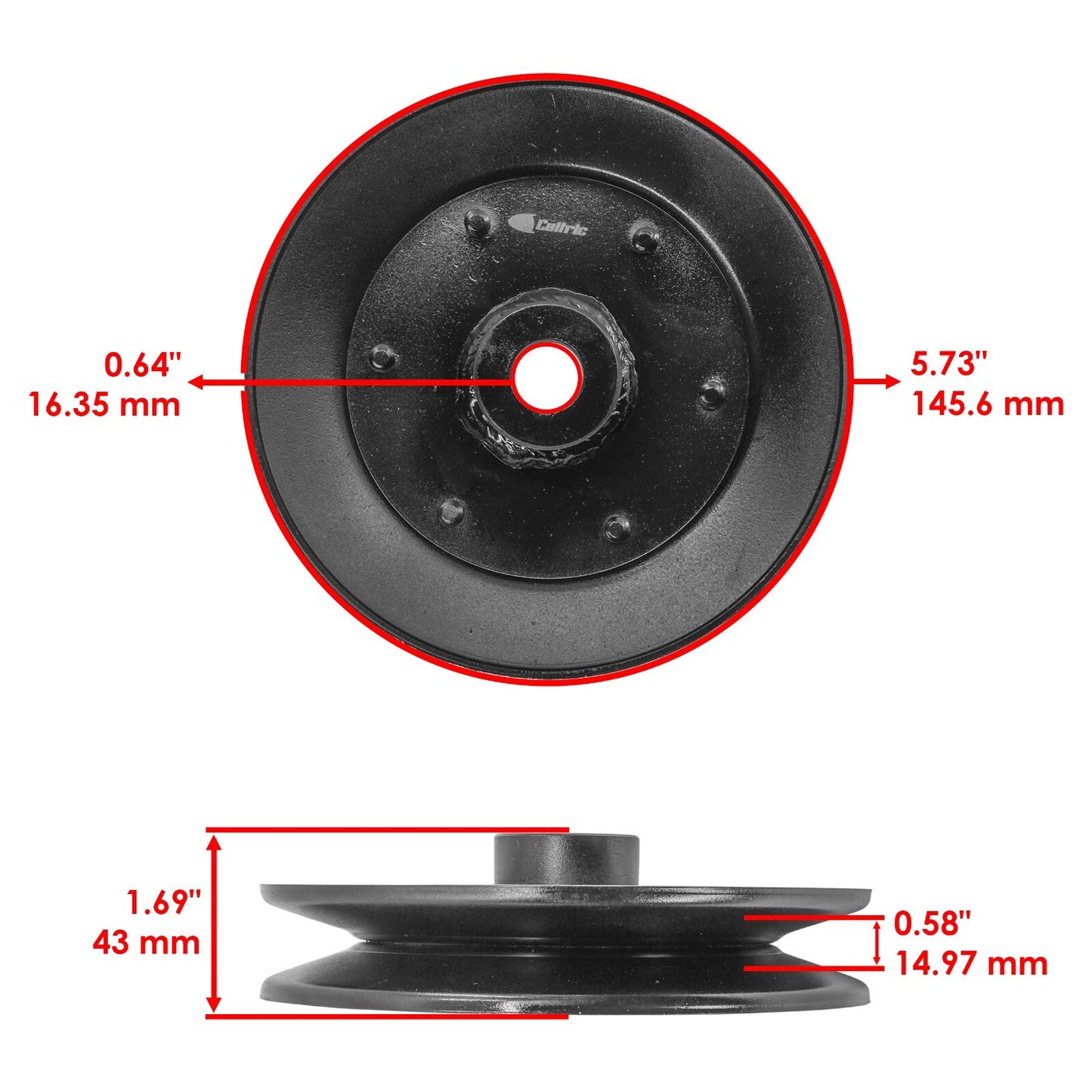 38 Inch Deck Spindle Replacement With Pulley and Belt for Toro (1989–2019)
