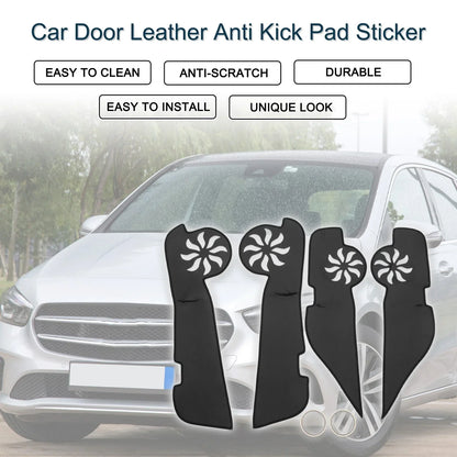 Car Door Leather Anti-Kick Pad Sticker for Mercedes-Benz B200 (2000-2008)