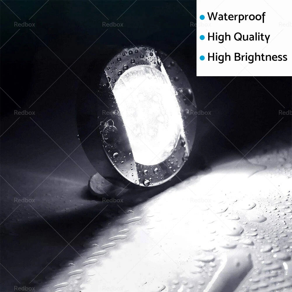 4 x LED Round Marine Boat Cabin Deck Courtesy Lights for Boat (N/A)