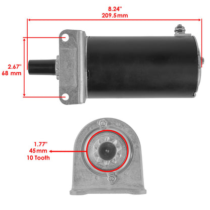 Caltric Starter Motor Replacement for Kawasaki FH451V Small Engines (2000–2010)