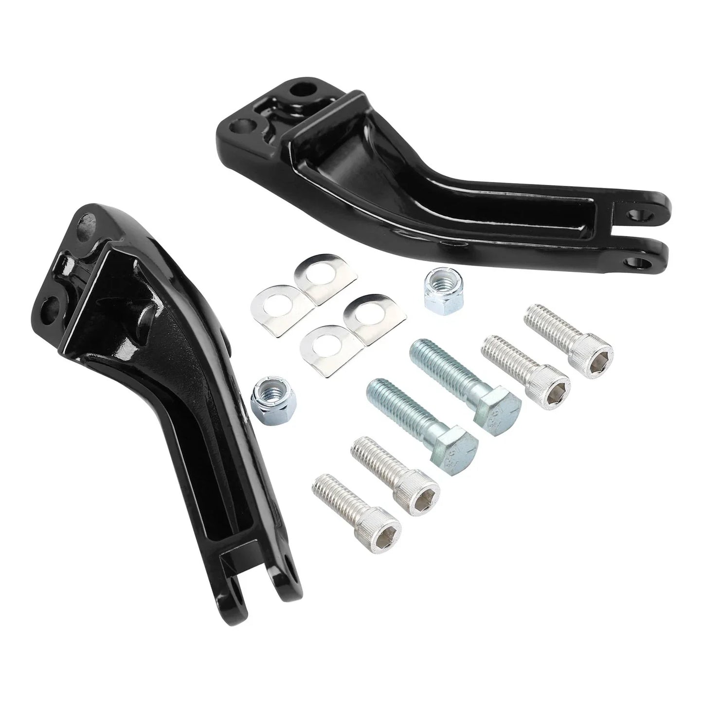 Passenger Foot Peg Mount Brackets for Harley Dyna FXDF FXDL FXDC FXDWG (2006-2017)