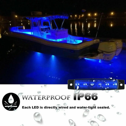 Boat Deck Lights LED Cabin Courtesy Light PC Lens ABS Housing for Marine Boat