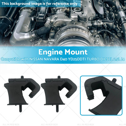 Front Engine Mounts Pair for Nissan Navara D40 (2005-2015)