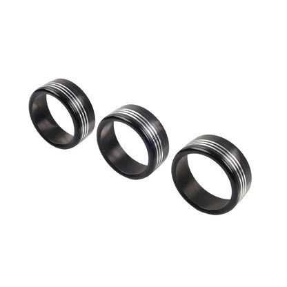 Blk AC Climate Control Knob Ring Covers for Subaru Forester XV Crosstrek WRX STi (2014-2021)