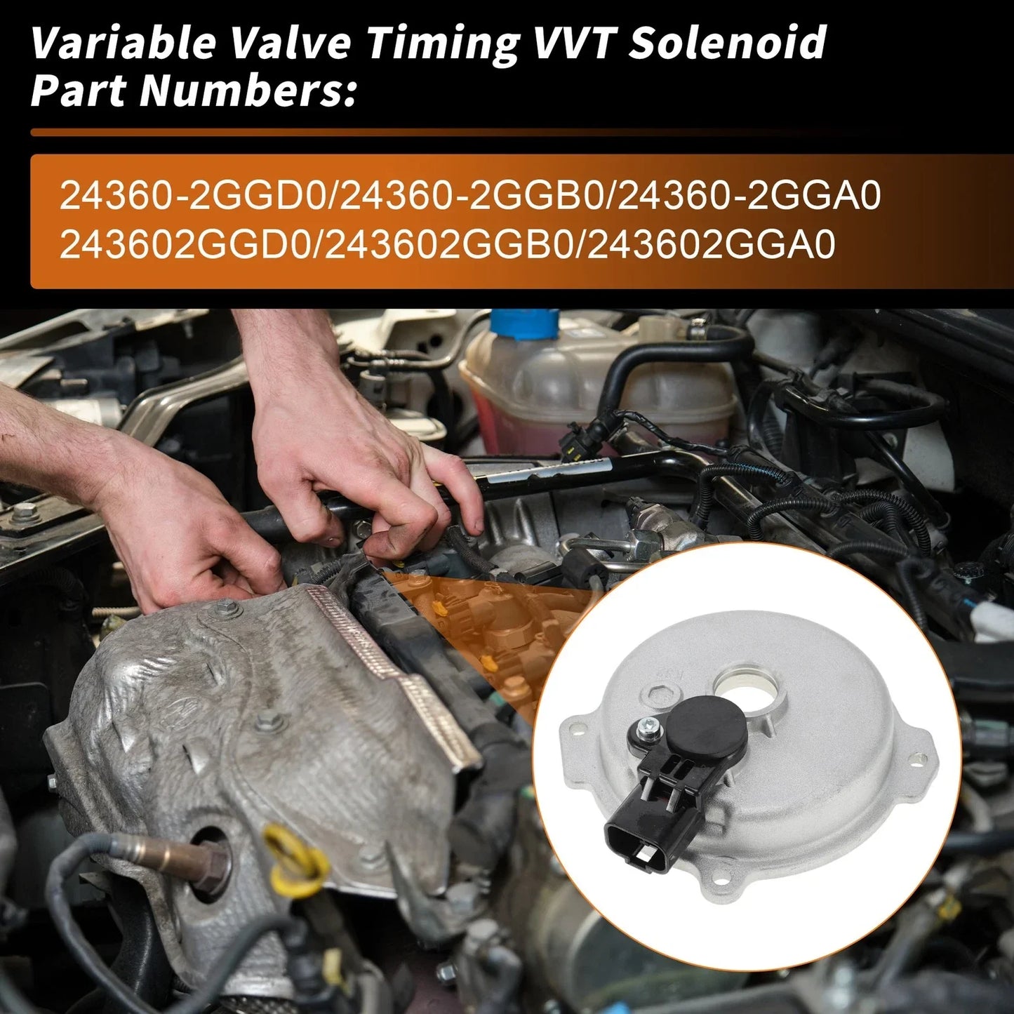 VVT Engine Variable Valve Timing Solenoid for Hyundai Kia (2011-2016)