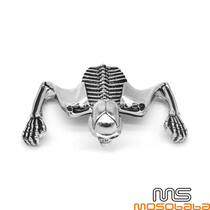 7" Headlight Visor Skull Ornament Trim for Harley Motorcycle