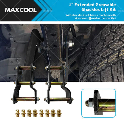 2" Rear Extended Lift Greasable Shackle for Mazda BT50 (2011-2023)