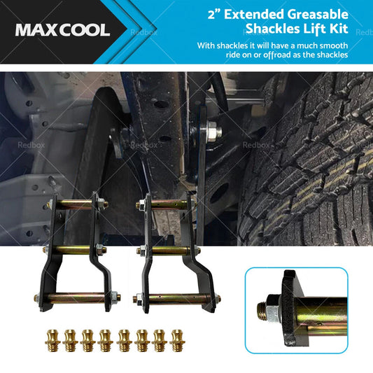 2" Rear Extended Lift Greasable Shackle for Mazda BT50 (2011-2023)