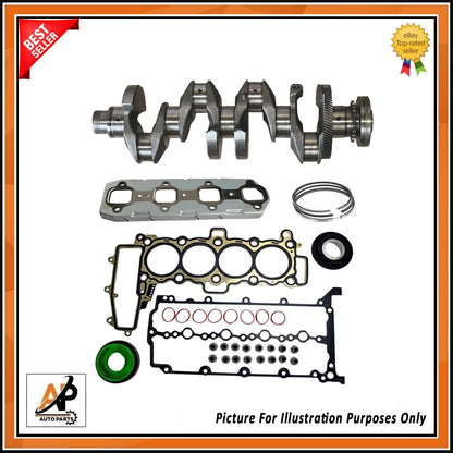 Crankshaft with Engine Rebuild Kit for Land Rover 2.0D 204DTD (2003–2010)