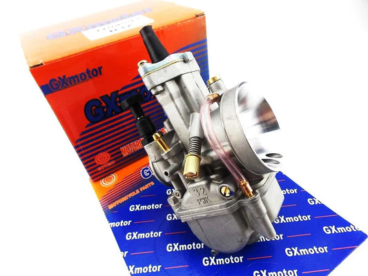 32mm Flat Slide Carburetor Assembly for GXMOTOR 2 Stroke Engine