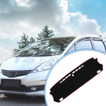 Dashboard Cover Mat for Honda Fit 4th Gen GR1 (2015-2020) - Black Red