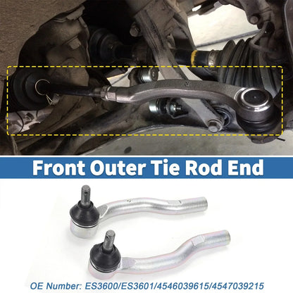 2 x Front Outer Tie Rod Ends for Toyota Camry (2002-2003)