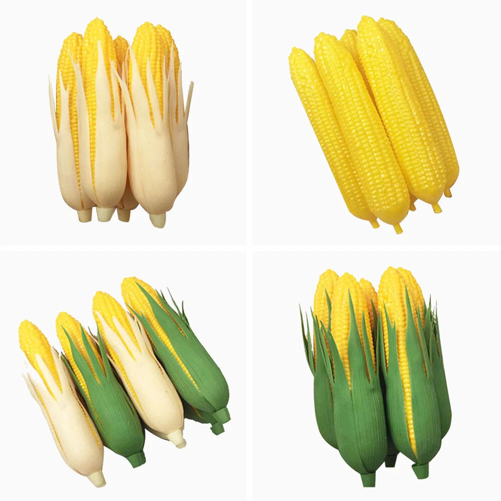6Pcs Faux Corn Simulation Props for Kitchen Decor