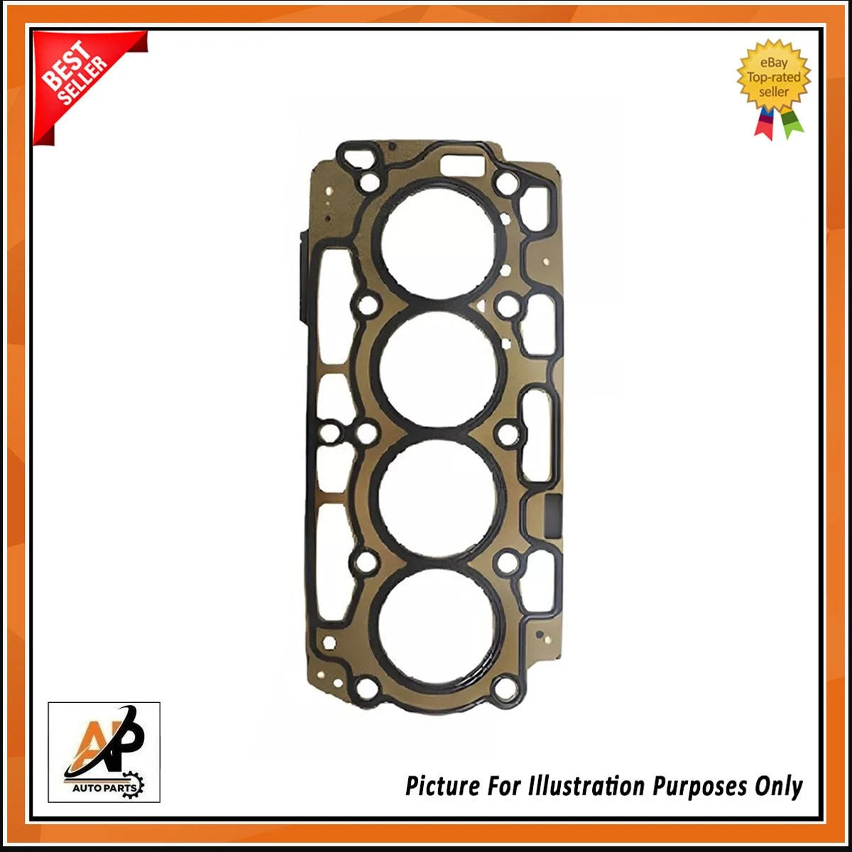 Engine Head Gasket Set with Head Bolts for Ford Fiesta 1.4 TDCi (2009–2017)