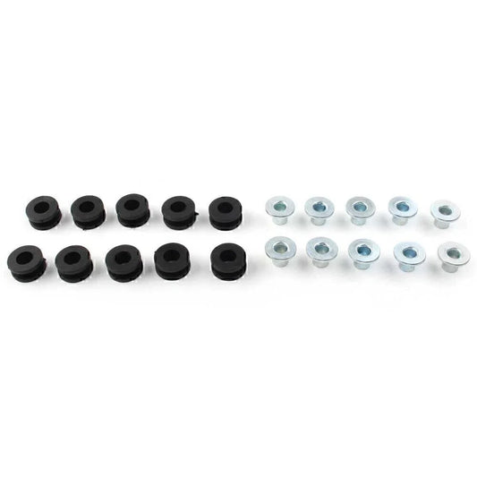 10Pcs Motorcycle Rubber Fairing Grommet Bolts