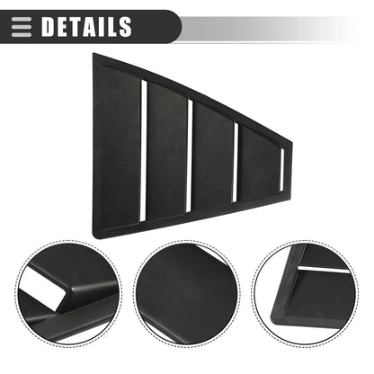 Rear Side Window Louvers Vent Covers for Hyundai Elantra (2017-2019)
