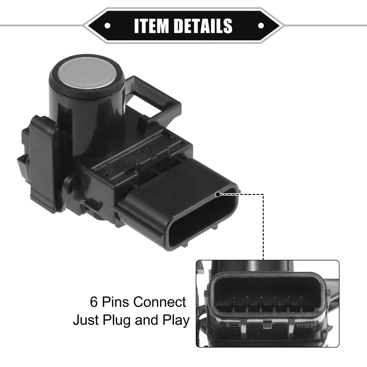 Reverse Parking Assist Sensor for Honda Odyssey (2011-2013) Black