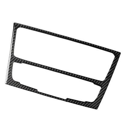 Carbon Black Console AC Audio CD Panel Cover Trim for Audi Q5 (2009-2017)