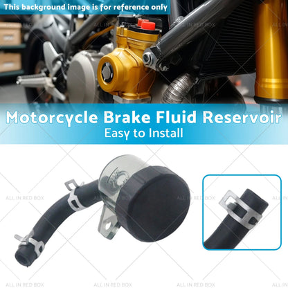 Rear Brake Clutch Master Cylinder Fluid Reservoir for Universal Motorcycle