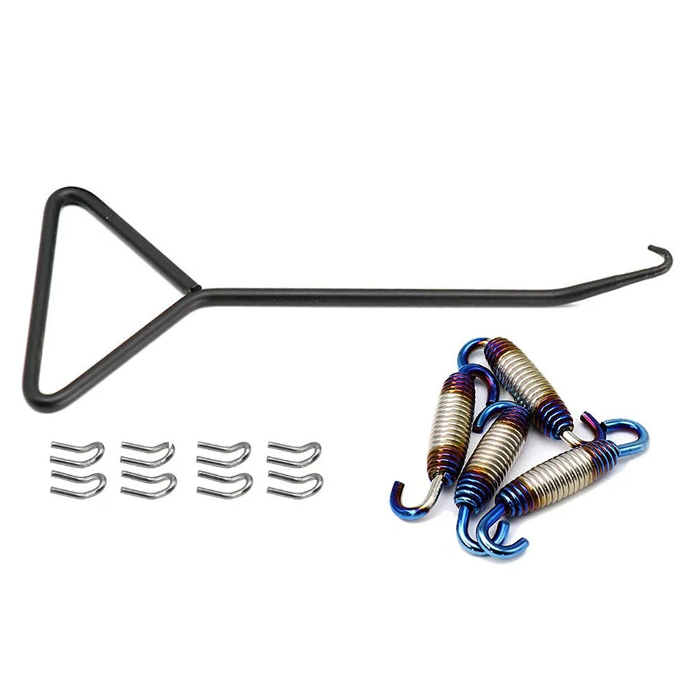 Exhaust Pipe Muffler Mounting Springs for Motorcycle (A03) 79 Characters Max