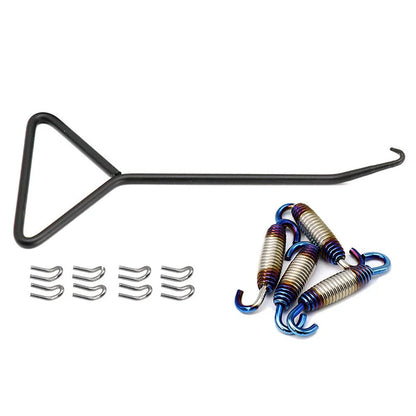 Exhaust Pipe Muffler Mounting Springs for Motorcycle (A03) 79 Characters Max