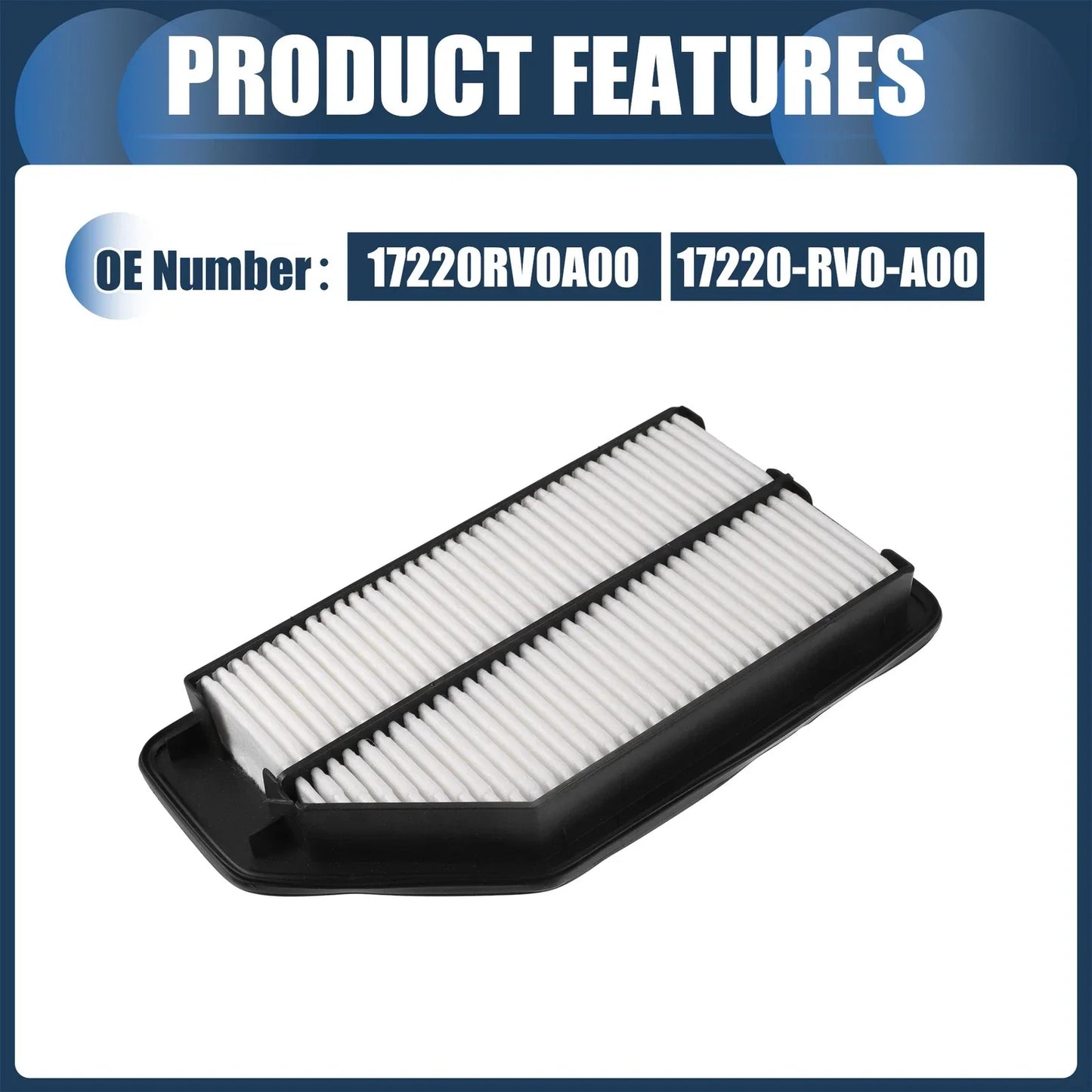 Engine Air Filter for Honda Odyssey (2011-2017) - Replacement 1 x 17220RV0A00